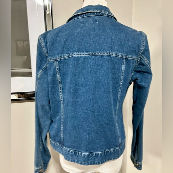 Women desigher Harold’s Jean jacket size large - Picture 2 of 5